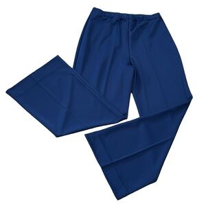 Vintage 70s Blue Polyester Pants